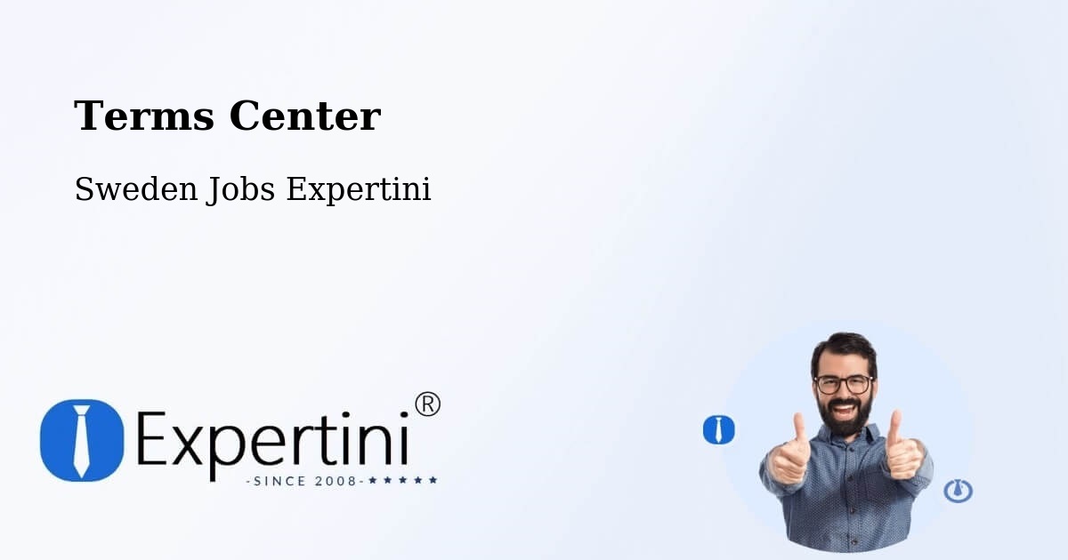 Terms of Service – Borås - Sweden Jobs Expertini